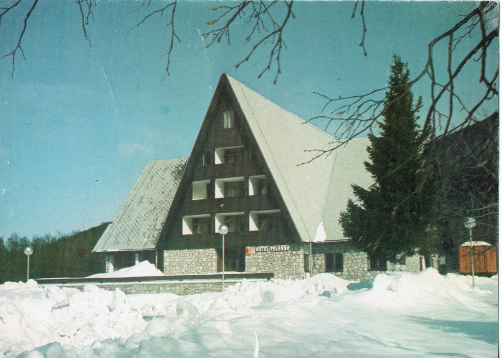 Hotel Velebno in snow