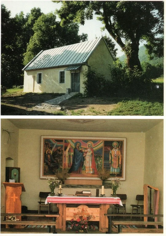 Temporary chapel in Baške Oštarije