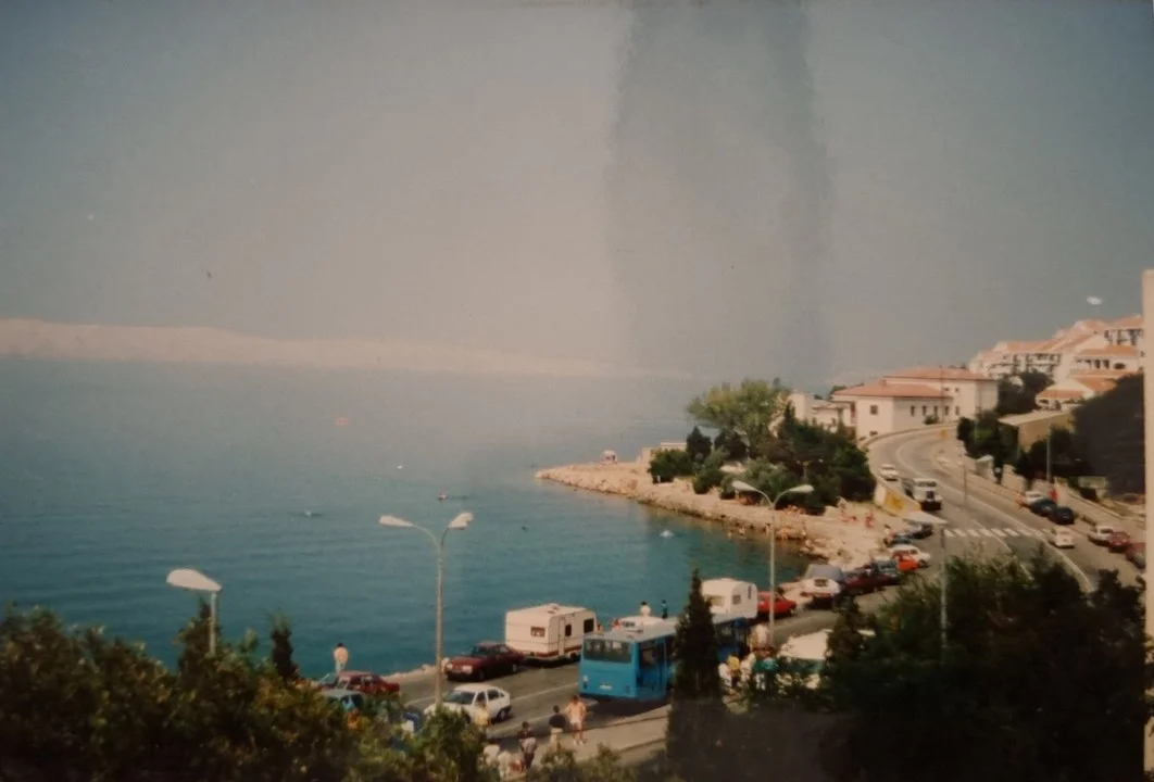 Pogled na kamp Travela u Karlobagu