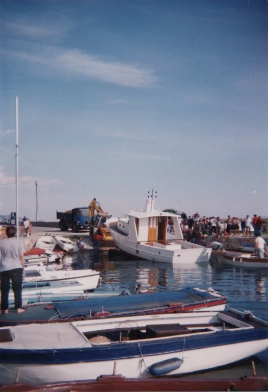 Porinuće drvenog broda DE & DA, 1996.