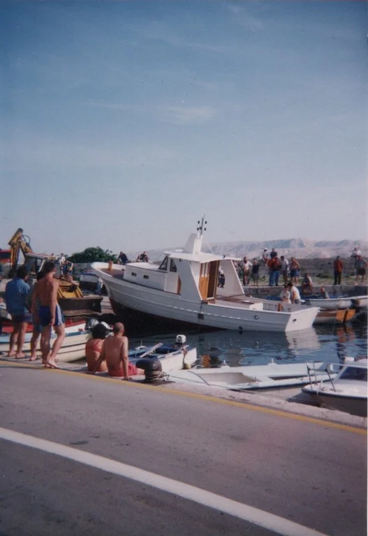 Porinuće drvenog broda DE & DA, 1996.